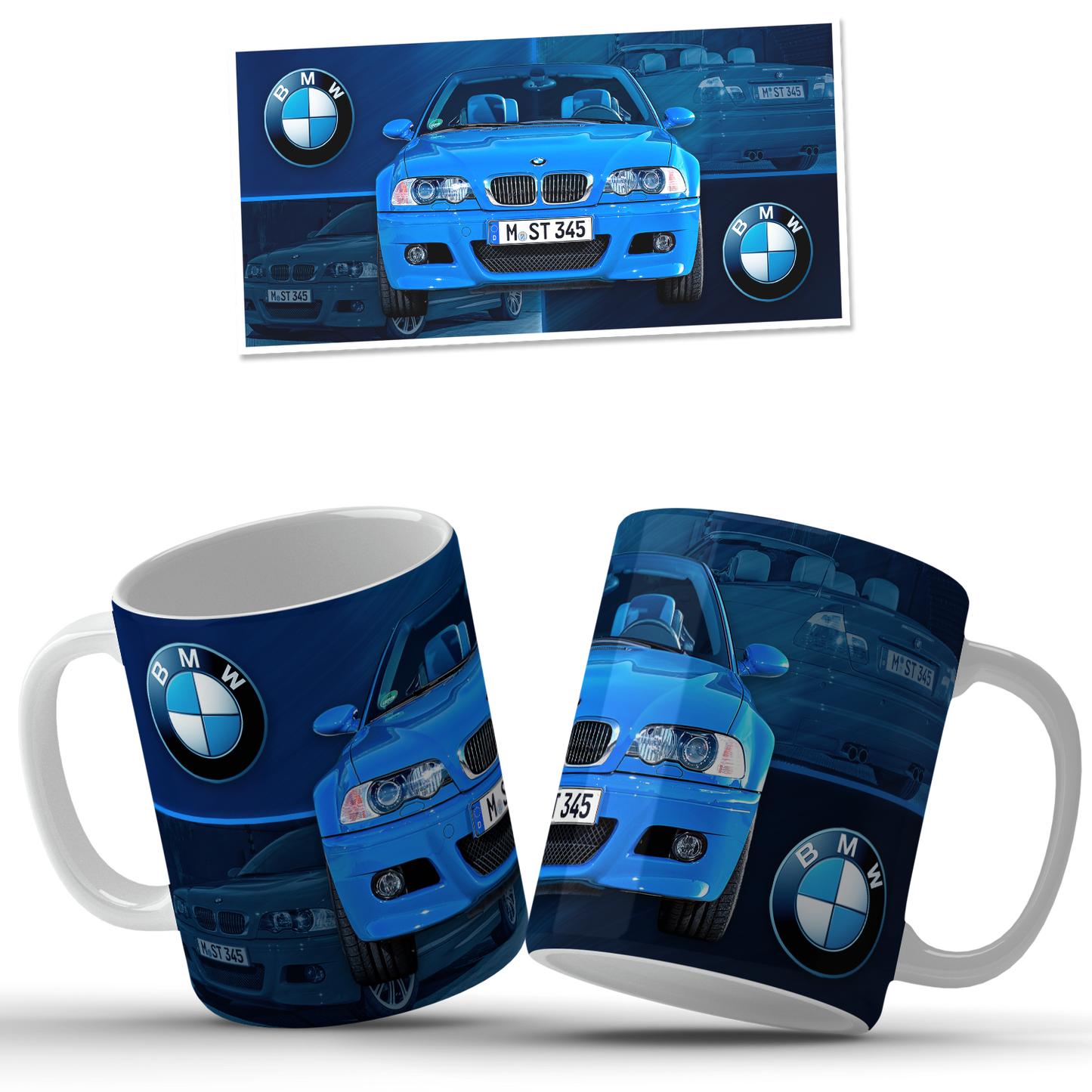 Mug modèle de voiture