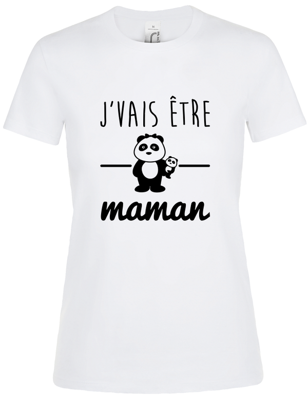 Tee-shirt annonce "je vais être"