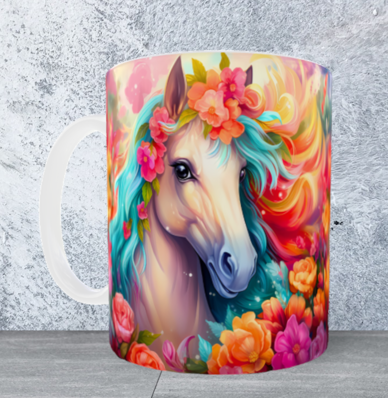 Mug cheval