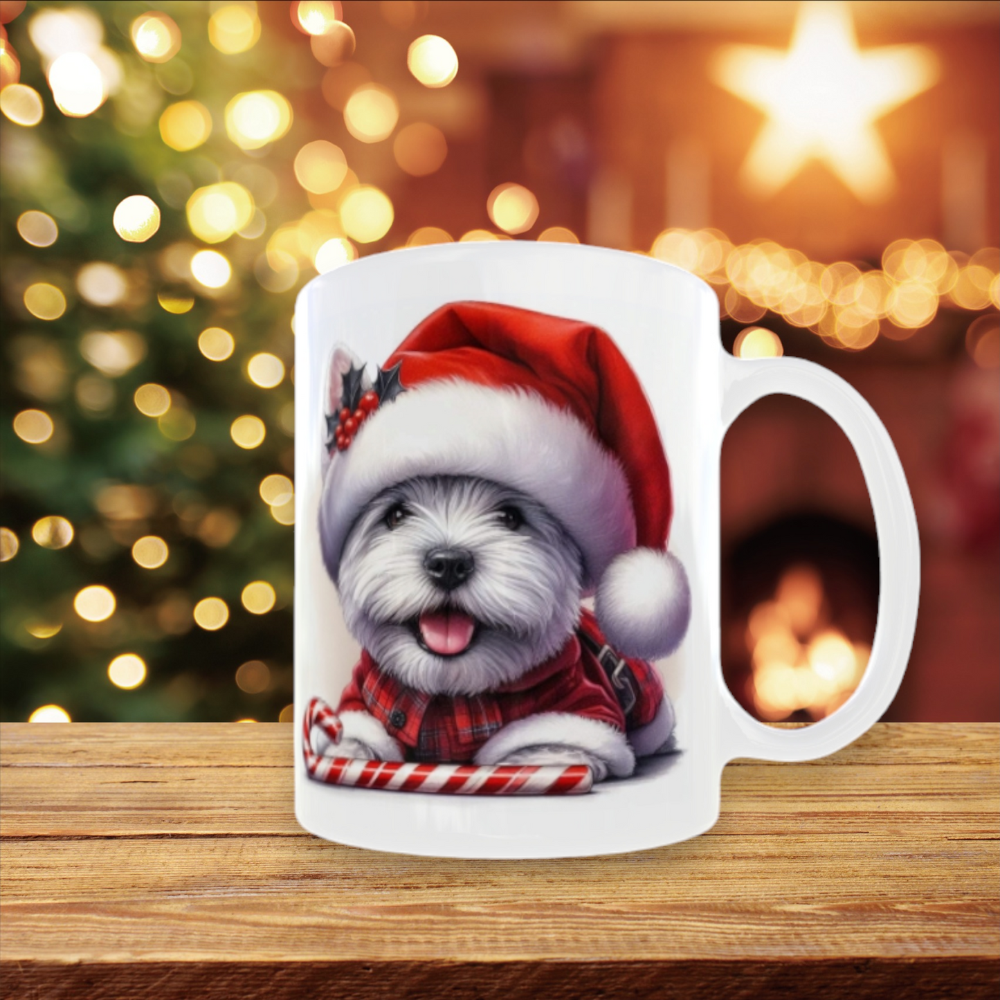 Mug chien noël