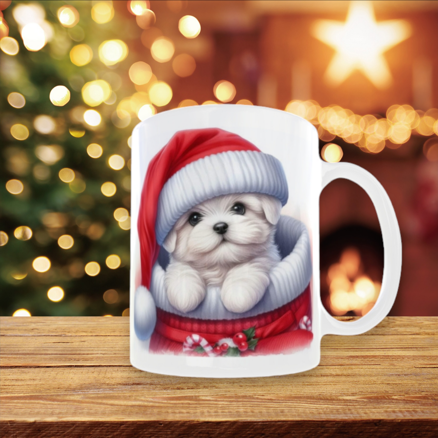 Mug chien noël