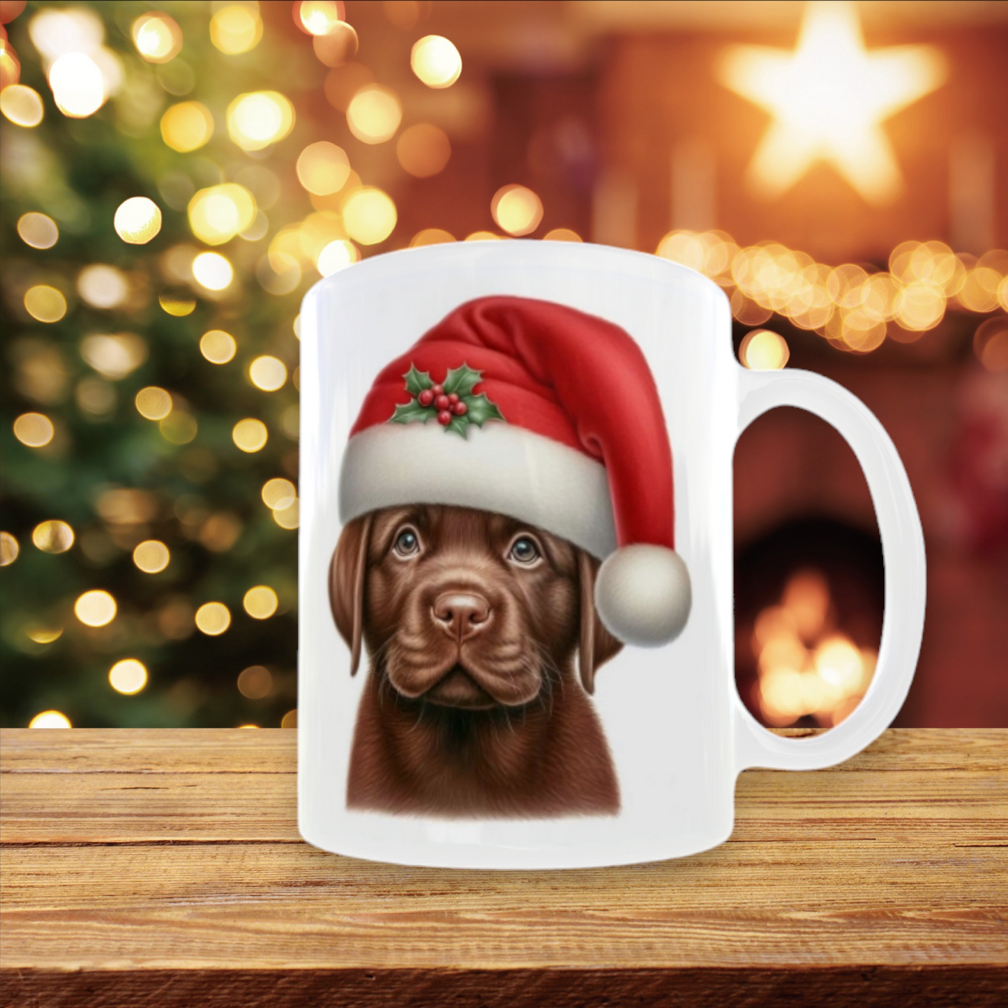 Mug chien noël