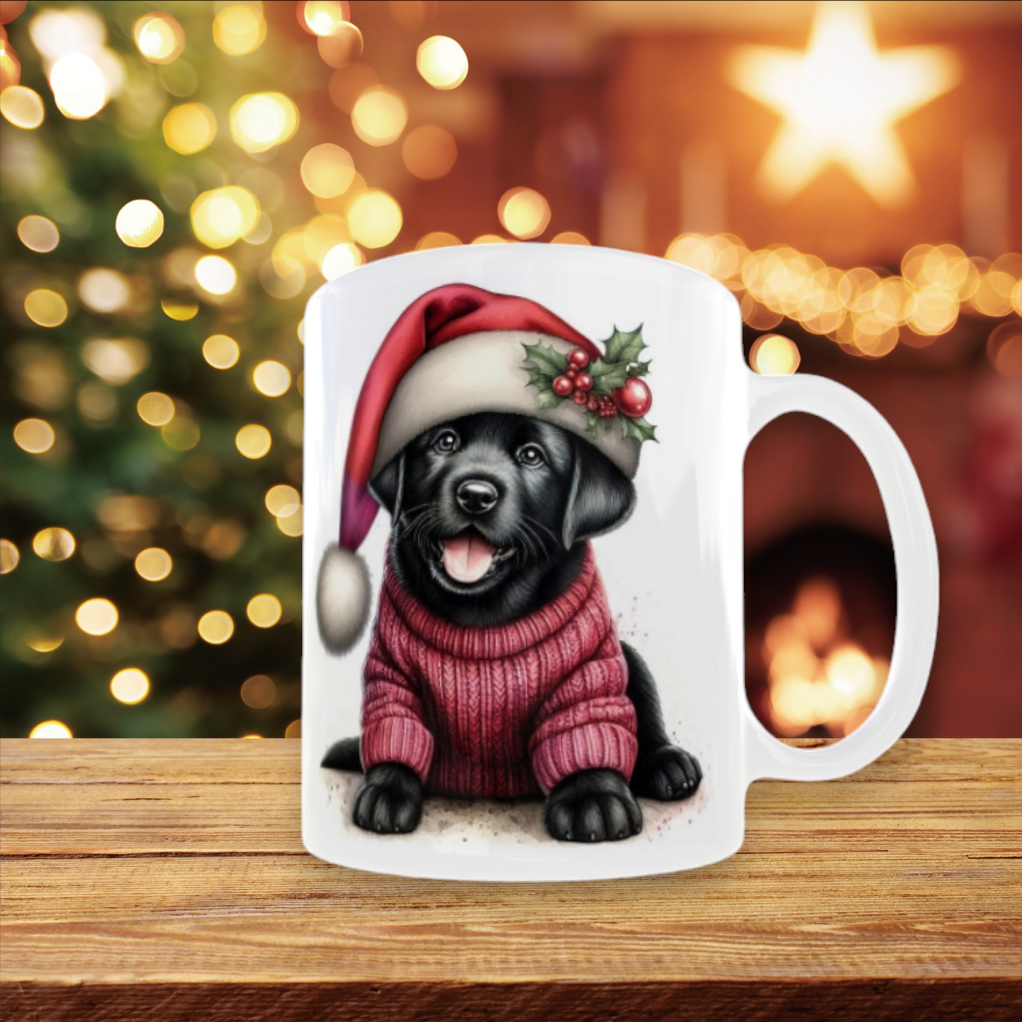 Mug chien noël