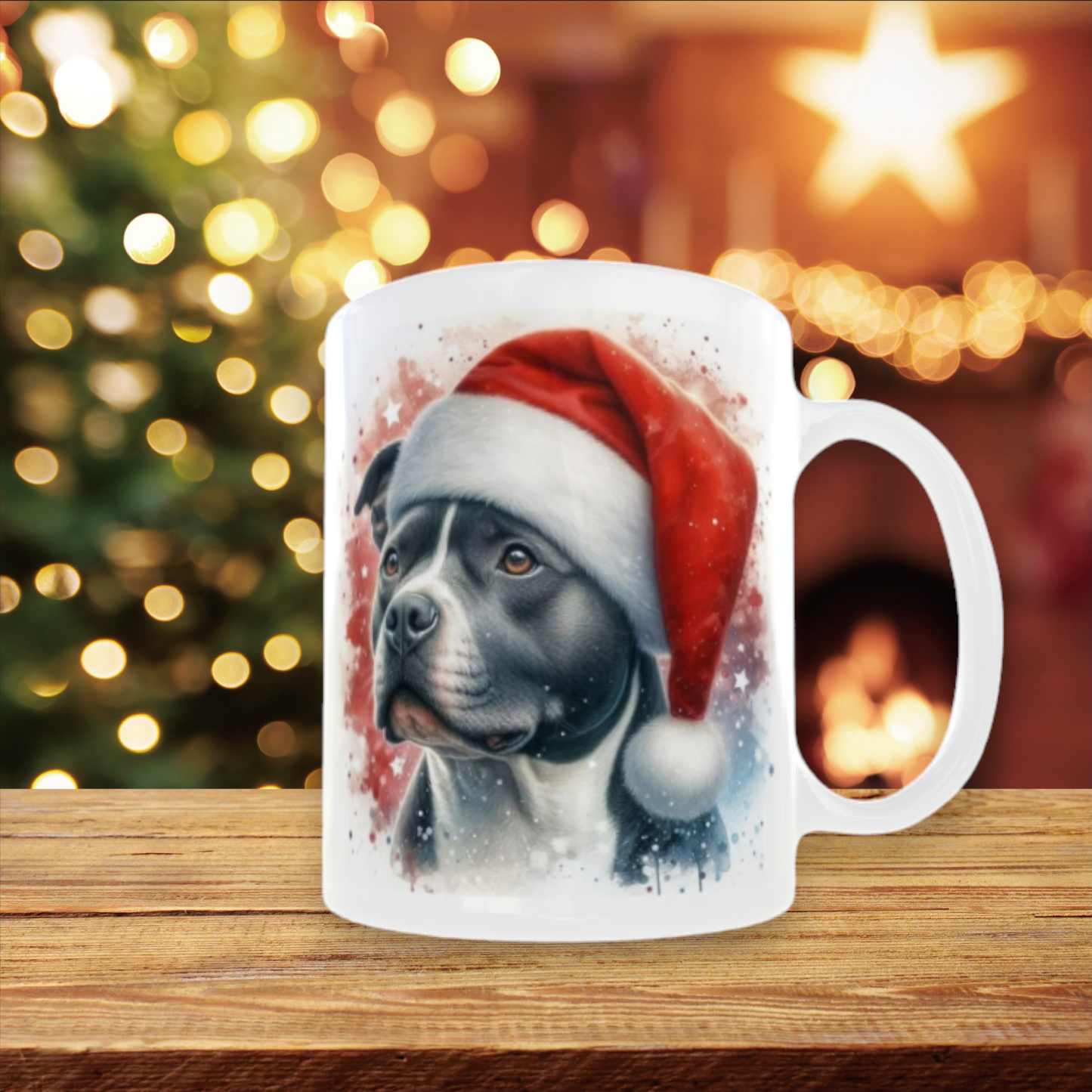 Mug chien noël