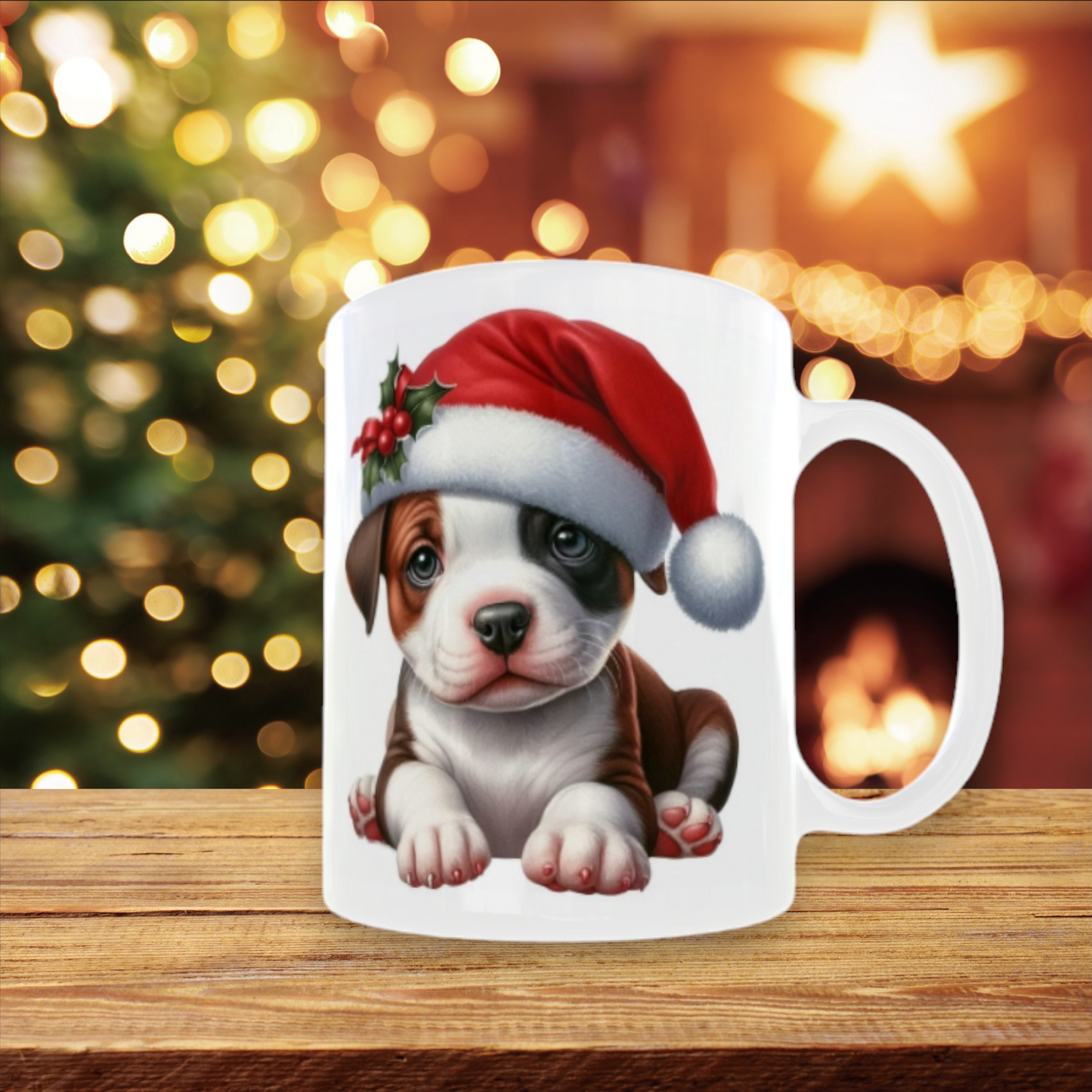 Mug chien noël