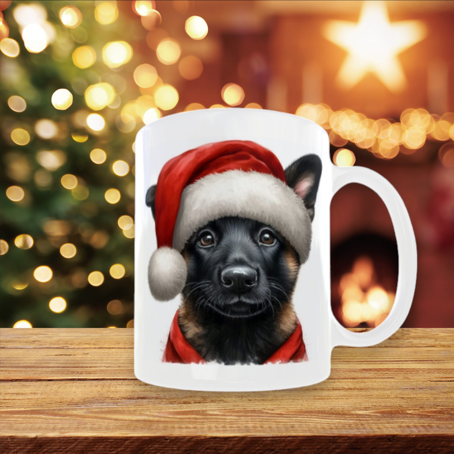 Mug chien noël