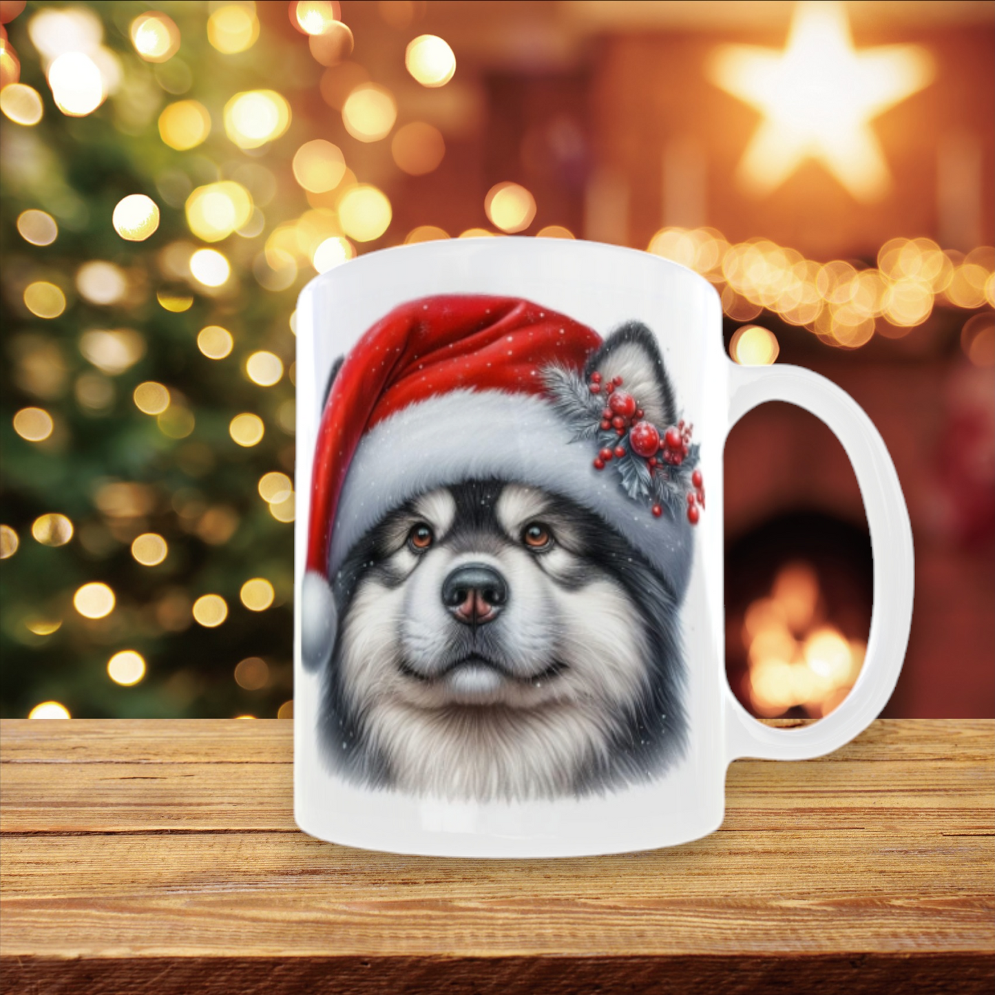 Mug chien noël