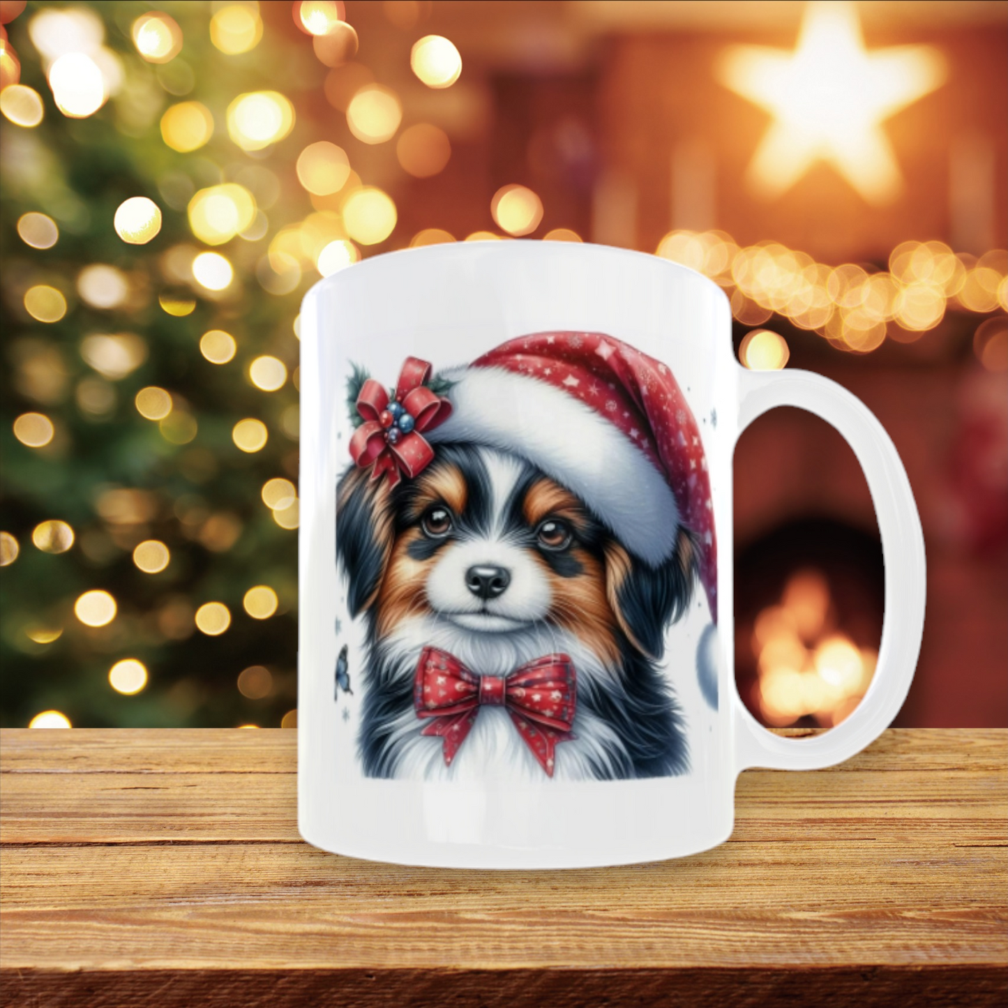 Mug chien noël