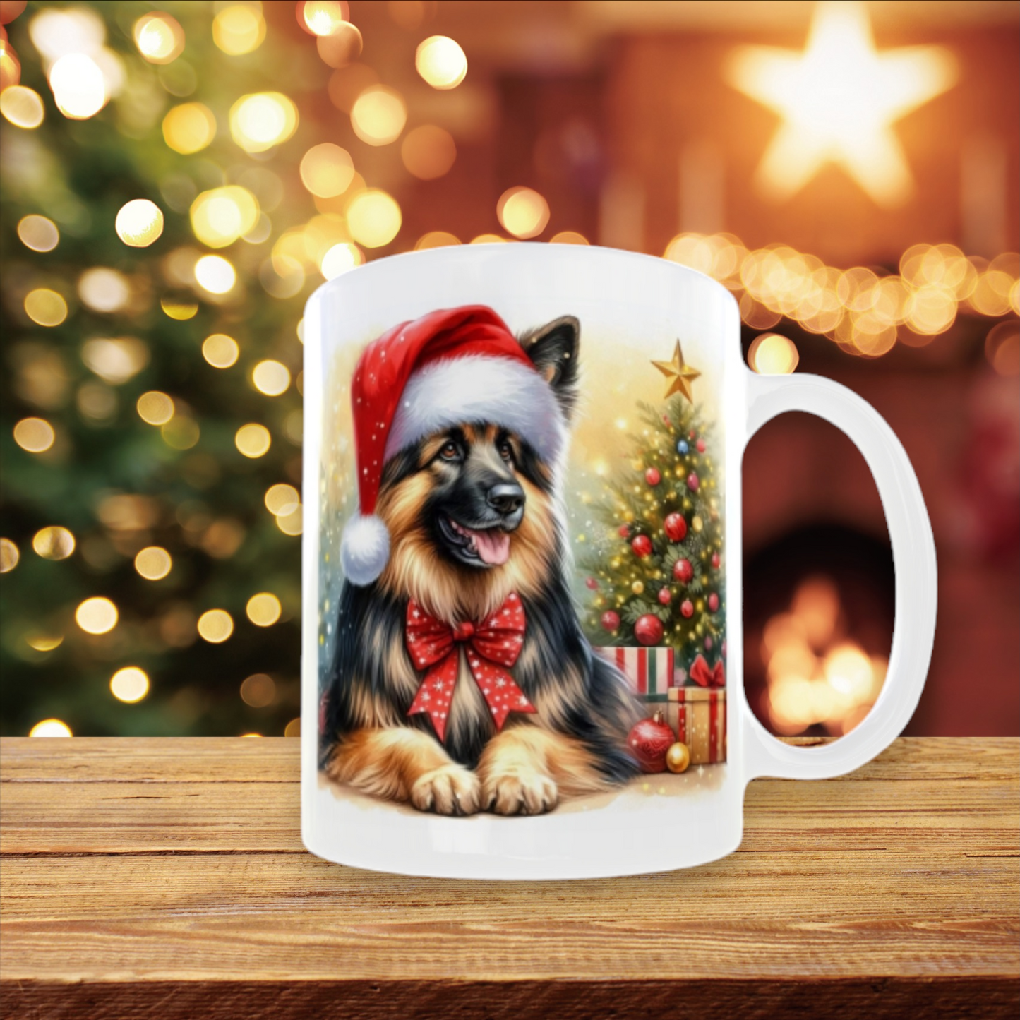 Mug chien noël