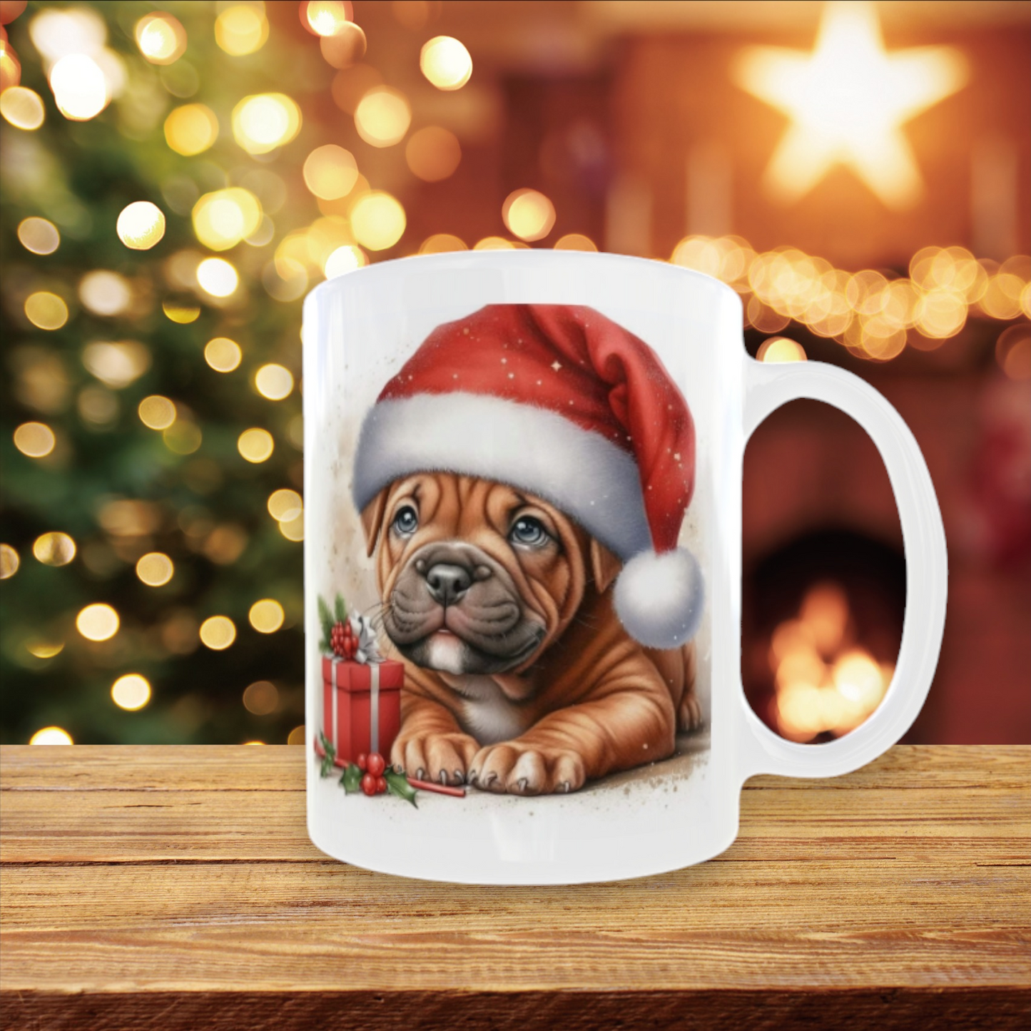 Mug chien noël