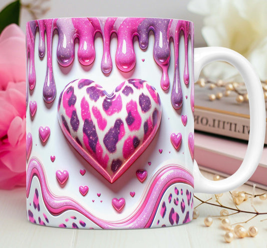 Mug st valentin coeurs