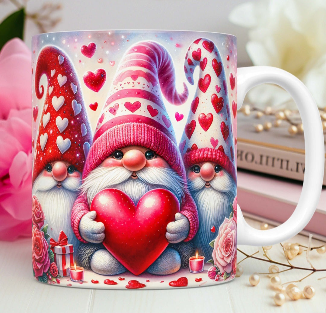 Mug Gnomes st valentin