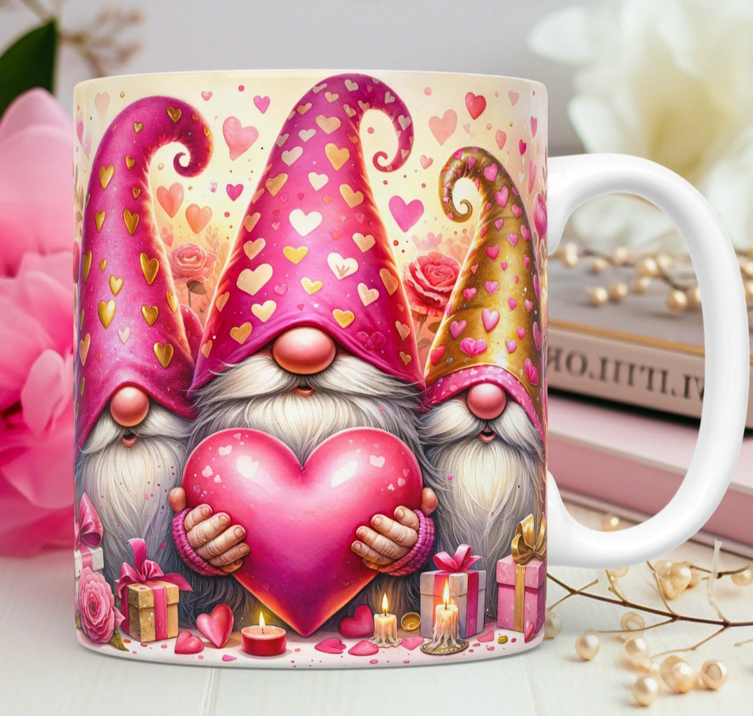 Mug Gnomes st valentin