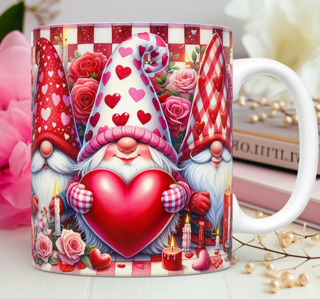 Mug Gnomes st valentin