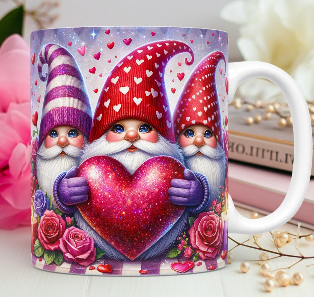 Mug Gnomes st valentin