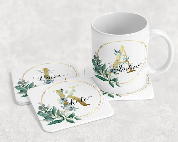 Coffret mug et dessous de verre