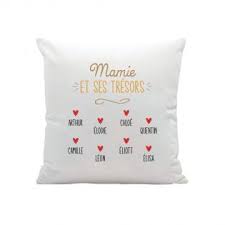 Coussin personnalisé mamie