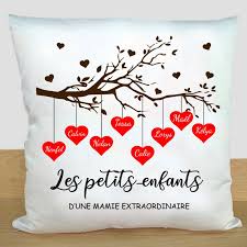 Coussin personnalisé mamie