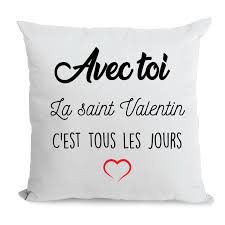 Coussin avec toi