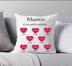 Coussin personnalisé mamie